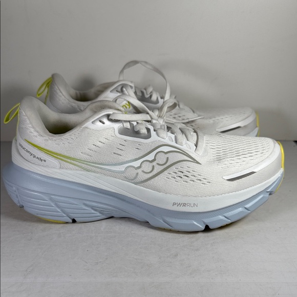 Saucony Guide 18 Women's 8.5 White and Gray Athletic Shoes S12 - Picture 1 of 6